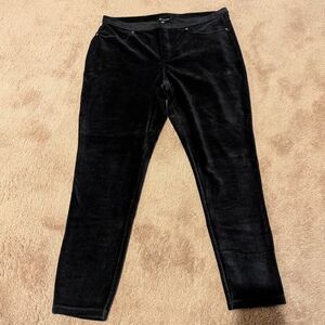 Black Velvet Pants